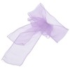 10Pcs Organza Banquet Chair Sash Exquisite Chair Bows Sashes for