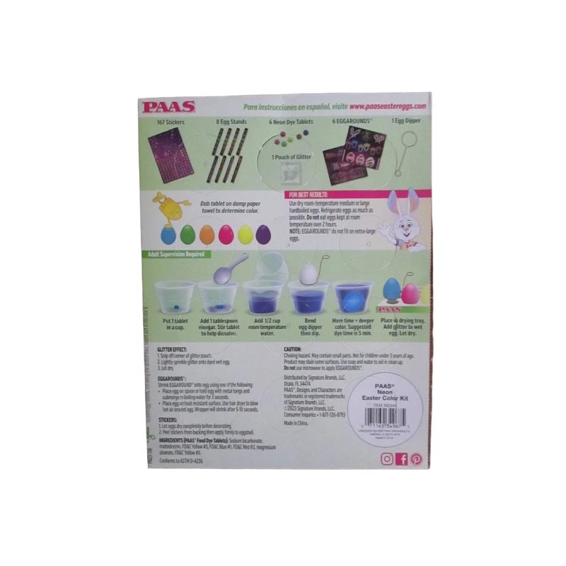 Paas Easter Egg Decorating Kit Food Safe Coloring Eggs Dye