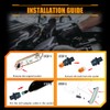 OFFKAT New 2 PCS Front Fender LED Side Marker Lights
