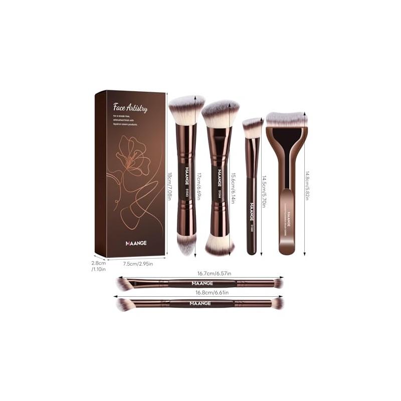 MAANGE Brochas para Maquillaje Profesional