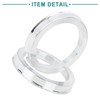 ACROPIX 72.6 to 57.1 mm Hub Centric Rings Silver Tone