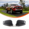 car-attention Carbon Fiber Style Rear View Mirror Outside Cover Cap