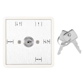 Heayzoki Automatic Door Access 5 Position Key Switch Aluminium Durable Reliable Door Key Switch Long Service Life for Automatic Doors