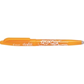 Pilot Frixion Fine Line Heat/Friction Erasable Rollerball Pen 0.7mm Tip - Apricot Orange