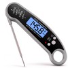 Digital Meat Thermometer, Instant Read Food Thermometer for Cooking, Grey