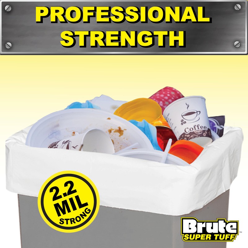 Brute Super Tuff Heavy Duty Kitchen Compactor Bags, Twist Tie