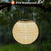 Yomaido Lanterns Solar Outdoor Weatherproof, Pack of 2 20 cm