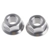 M14x1.5mm TC4 Titanium Ti Flange Nut DIN 6923 for Bolt