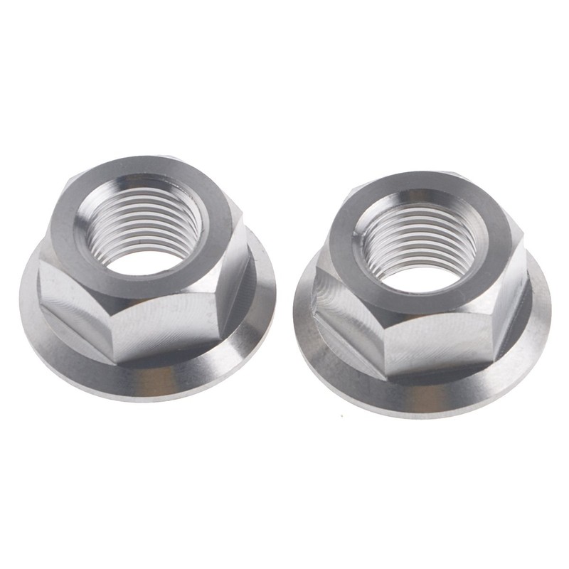M14x1.5mm TC4 Titanium Ti Flange Nut DIN 6923 for Bolt