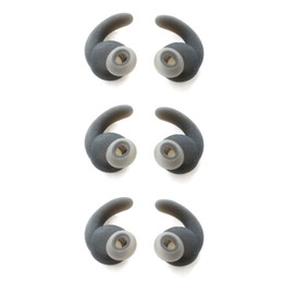 3 Pairs of Eargels for JBL Synchros Reflect BT in-Ear Sports Bluetooth Headphones Medium