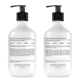 Deep Steep Nourishing Volume Shampoo & Conditioner, 17 oz – Gentle Cleanser with Aloe, Lavender, Kelp, Rice Protein & Glycerin – Sulfate-Free, Vegan, Clean Beauty Hair Care, Soft & Full Hair