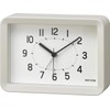 RHYTHM 8RE675SR03 Alarm Clock, Continuous Second Hand, A6 Size, Interior