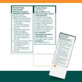 Genestra Brands - OC-gen - Bilberry, Sea Buckthorn, and Judas Tree Herbal Supplement - 15 ml Liquid