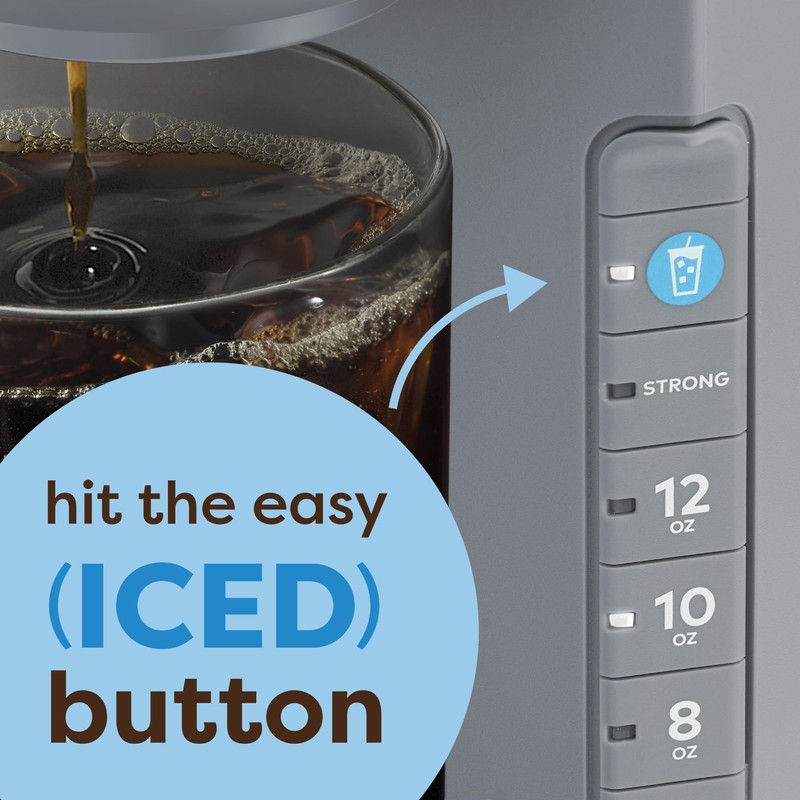 Keurig K-Iced Coffee Maker, Single Serve K-Cup Pod Iced Coffee