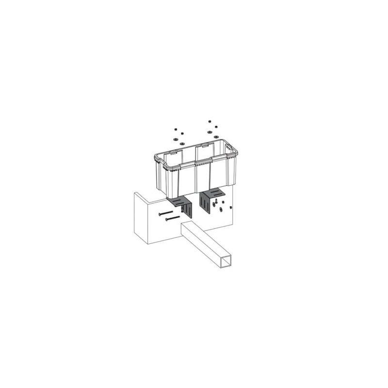 Daken Blackit 1 Drawbar Box 550 x 250 x 295