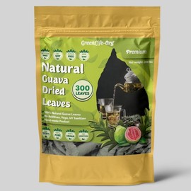 Green Life Org Guava Tea – Whole Dried Guava Leaves 300+ Leaves