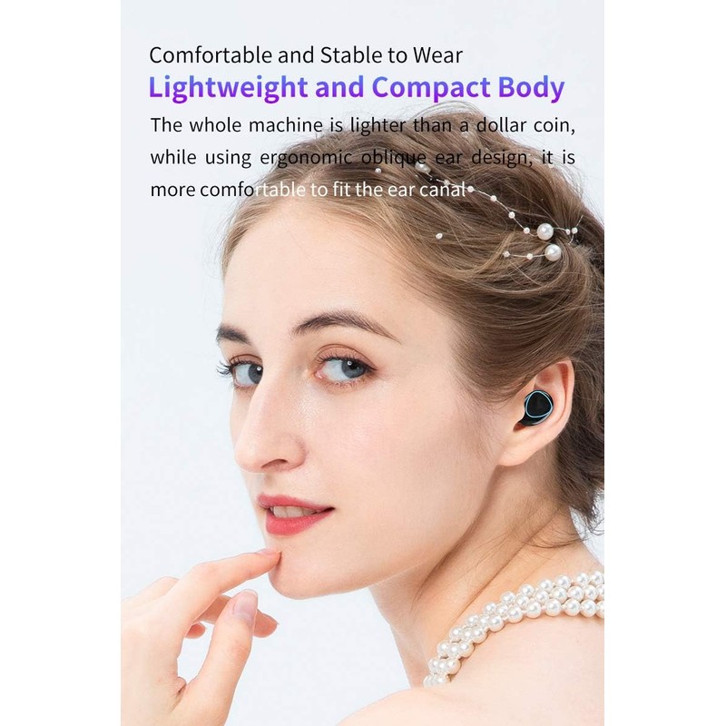 M10 Wireless Bluetooth Earbuds with LED Display Charging Case –