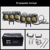 Par Faro Led Exploradoras Laser Lupa Estrobo Moto Auto 70w
