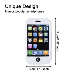 HILAZA 20Pcs Phone Erasers for Kids Bulk, Mini Cool Cell Phone Erasers, Fun Smart Phone Erasers for School Classroom Supplies, Party Favors and Home Prizes