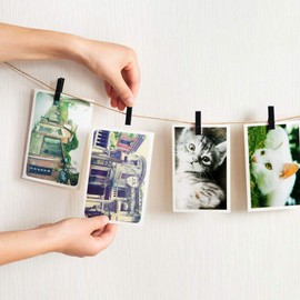 FAVOMOTO Pack of 100 Black Wooden Mini Plastic Pegs 25 cm Mini Pegs Wooden Decorative Pegs Clothes Pegs Black Wood 2.5 cm Small Wooden Pegs Mini Wooden Clips