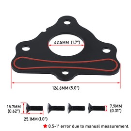 PQY Camshaft Retainer Plate Gasket Bolt Kit Compatible with GM LS1 LS2 LS3 4.8 5.3L 6.0L 6.2L Vortec Corvette Cam
