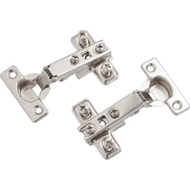 26mm - 95_ Degrees Concealed Hinge Full Overlay Type with Mounting Plate H0 Kitchen Cabinet Door Hinges (Pack of 2) 3701