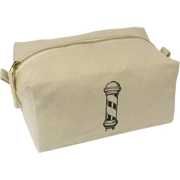 'Barber Pole' Canvas Wash Bag/Makeup Case (CS00036269)