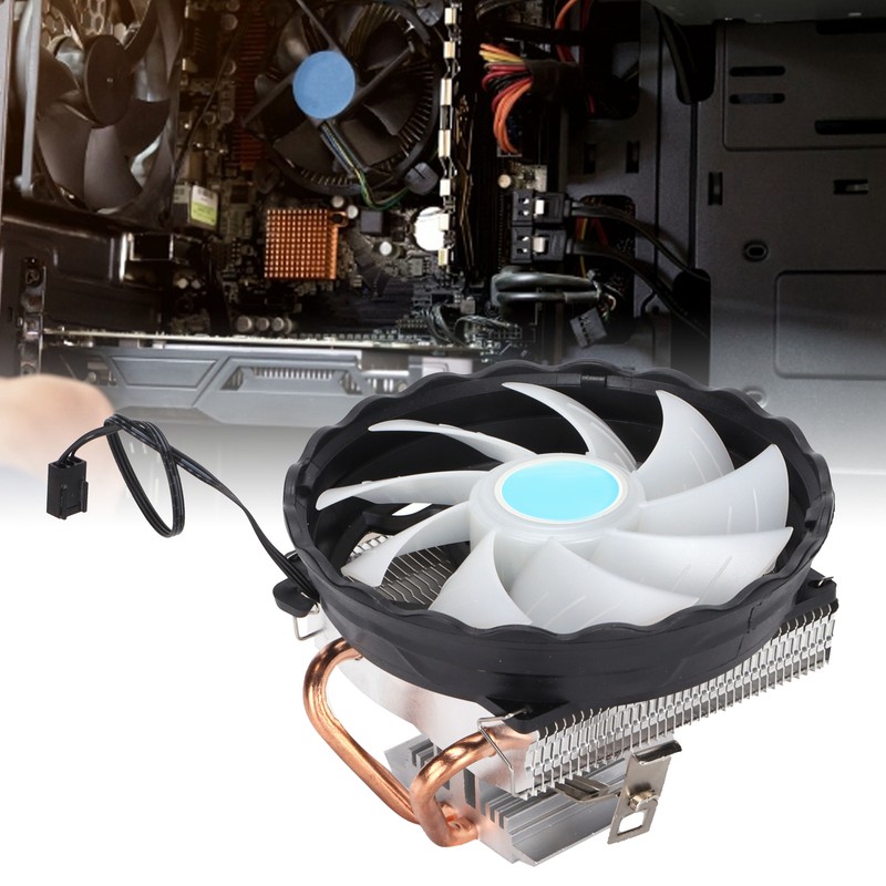 CPU Cooler Double Heat Conduction Intelligent Temperature Control Mute RGB