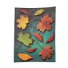 Fall Harvest Reusable Window Clings, Colorful Detailed Autumn Maple and