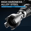 Integrated Internal & External Pipe Threading Tool, 1/2'' 3/4'' Dual-Function