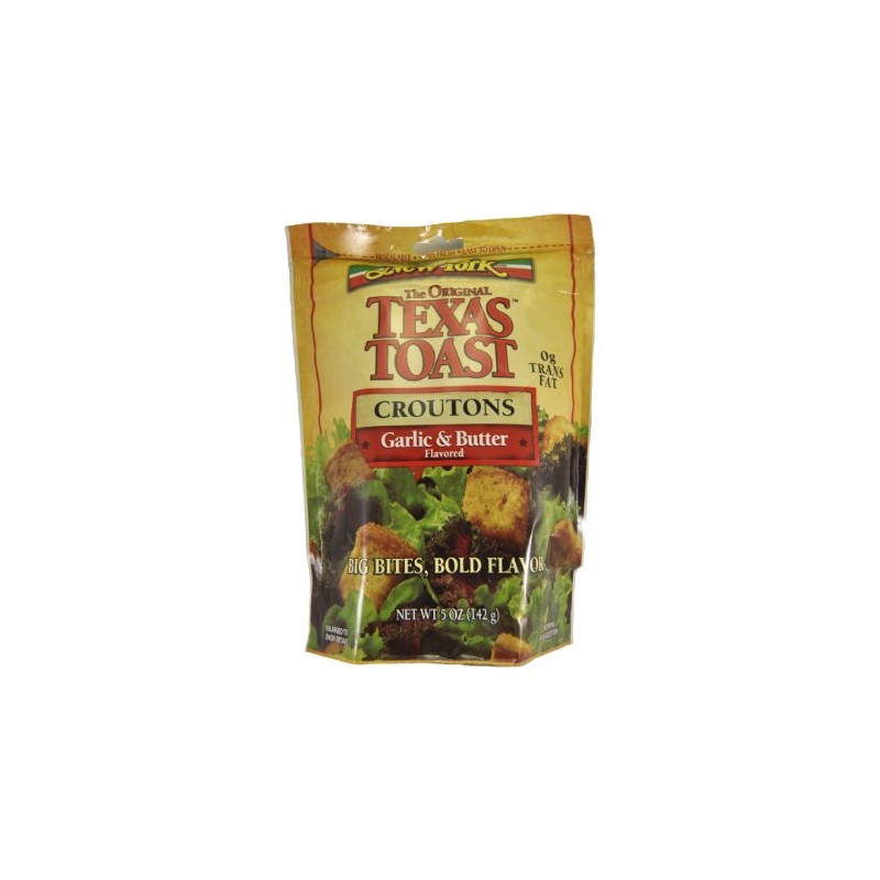 New York Texas Toast Croutons Garlic & Butter, 5-Ounce Bags
