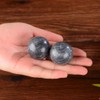 BRABUD Marble Hand Balls Dark Grey Chinese Health Exercise Baoding