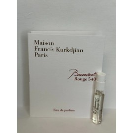 Maison Francis Kurkdjian Baccarat Rouge 540 de Parfum Sample Size: 2ml