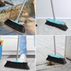 Blue Indoor Broom 54" Long Handle House Broom for Floor