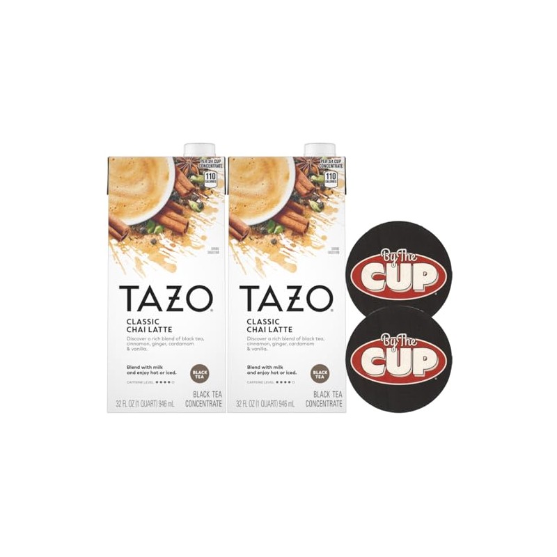 TAZO Classic Chai Latte Black Tea Concentrate, 32 oz (Pack