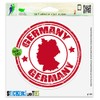 Germany Vinyl Car Bumper Window Sticker 2" x 2"