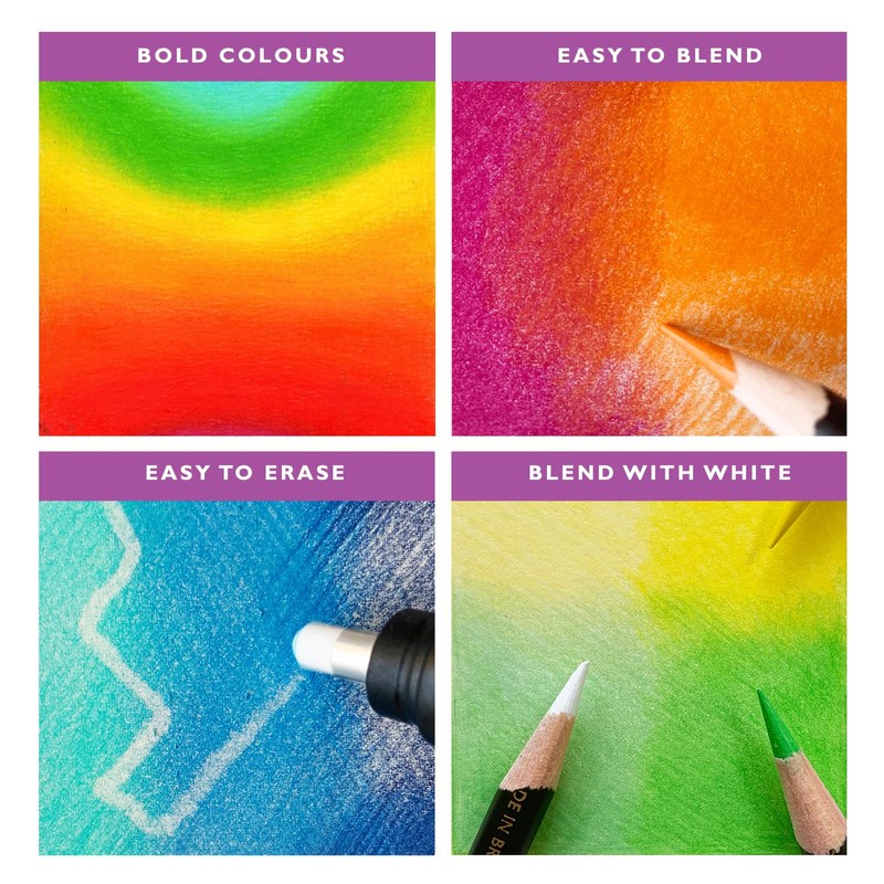 Derwent Derwent Oil-Based Colored Pencils Chromaflow 72-Color Set 2306014