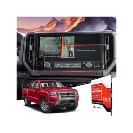 For 2025~2026 Nissan Frontier (S/SV/Pro-X/Pro-4X) 12.3 Inch Glossy Screen Protector - [More Clear& Smooth] - Mil-Grade 9H+ Tempered Glass - Touchscreen *1