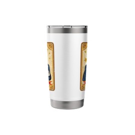 Funny Tarot Card The Plumber Pipe Wrench Plumbing Stainless Steel Insulated Tumbler