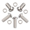 XMMT 5PCS Stainless Steel Derby Cover Button Head Screw Bolt