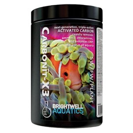 Brightwell Carbonit X3 - Activated Carbon Filter Media, Removes Ammonia, Chlorine, and Enhances ORP
