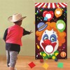 Kiwochy Clown Party Throwing Game with 4 Beans Bags Clown