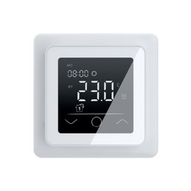 WARMON Design Touch Screen Temperature Controller Thermostat TP 750 for Electronic Underfloor Heating in White