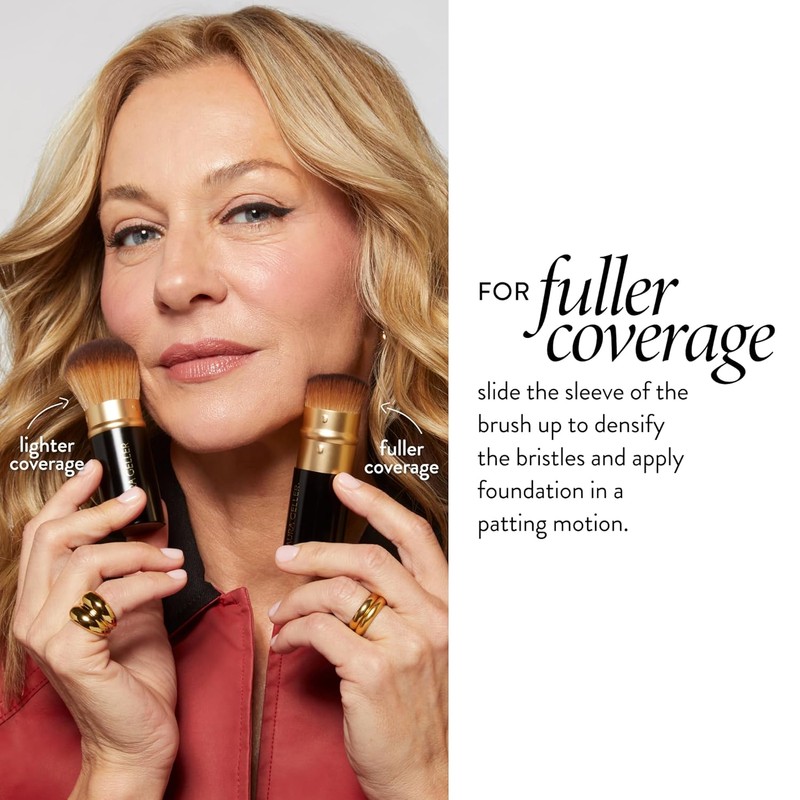 Laura Geller Baked Balance-n-Brighten Powder Foundation – Light, Color Correcting,
