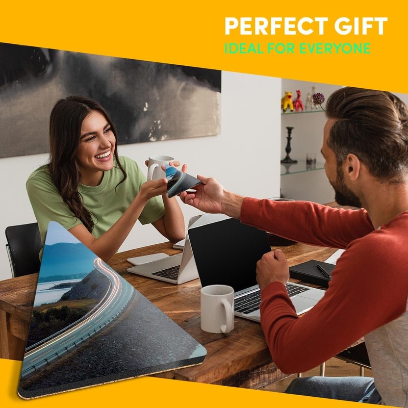 1 x Triangle Coaster - Atlantic Ocean Road Norway Cork