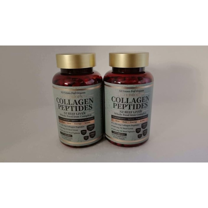 Beef Collagen Capsules (1500mg) + NZ Beef Liver & Spleen
