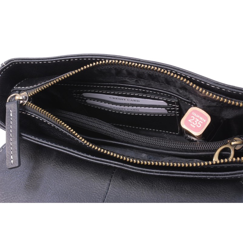 Catwalk Collection Handbags - Athena Women's Leather Shoulder Bag -