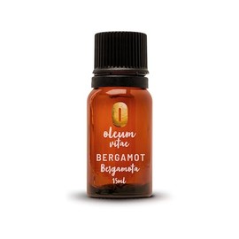 OLEUM VITAE Aceite Esencial de Bergamota Citrus Bergamia 100% Puro y Orgánico 15 ml Hecho en India Certificado UK Aplicación Interna, Externa y Aromático