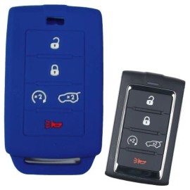 Jeep Key Fob Silicone Rubber Remote Cover for Jeep Grand Cherokee Wagoneer 2024 2023