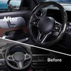 Car Steering Wheel Cover Carbon Fiber Snap On Steering Wheel
